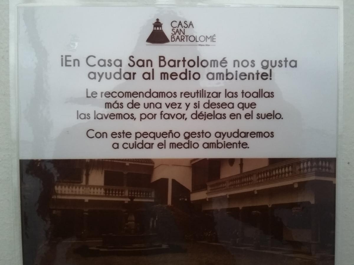 Casa San Bartolome Ξενοδοχείο San Bartolome Milpas Altas Εξωτερικό φωτογραφία